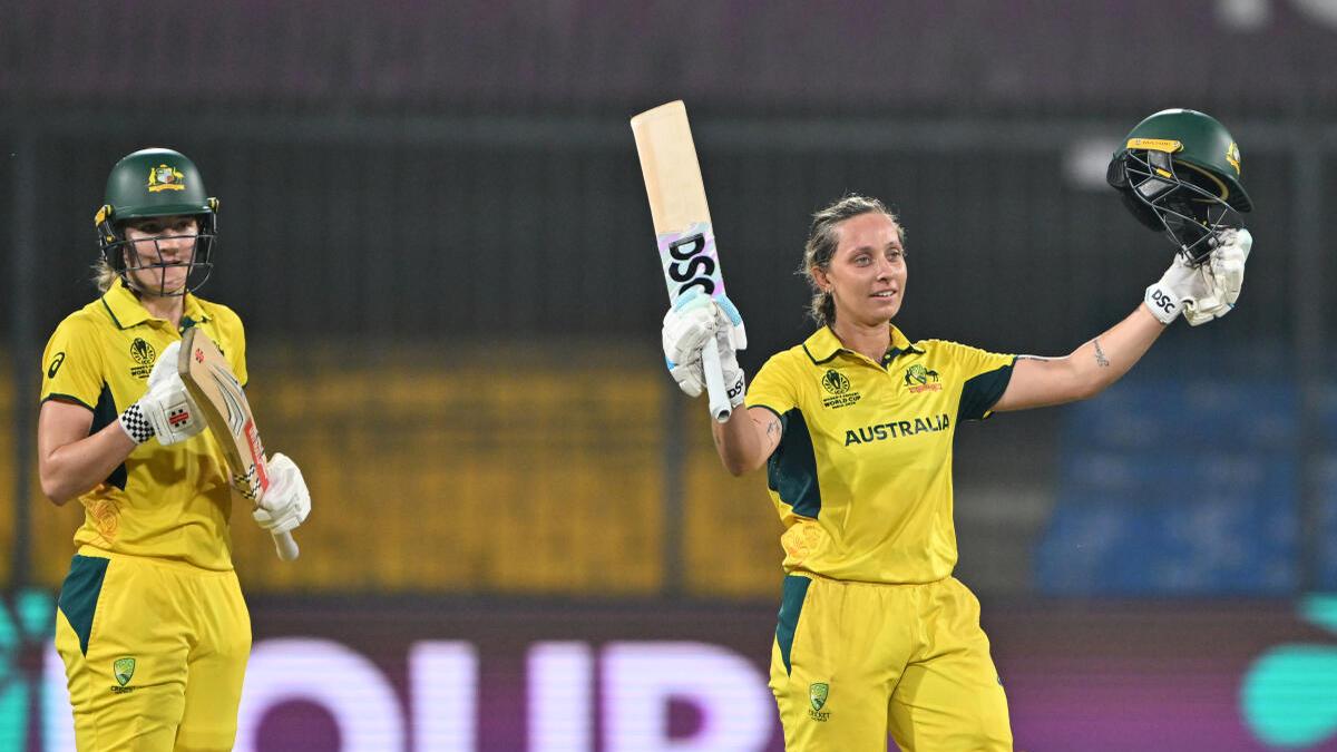 Women’s ODI World Cup 2025: Sutherland’s all-round show, Gardner ton help Australia stay unbeaten